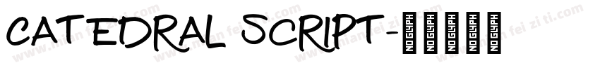Catedral script字体转换